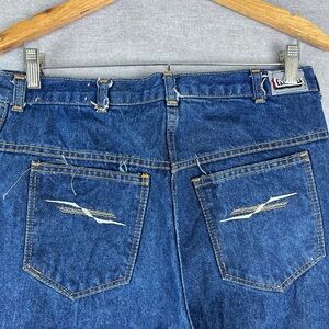 Live Ins Jeans Unisex 30 X 31 Blue 90s Flared Bootcut Western